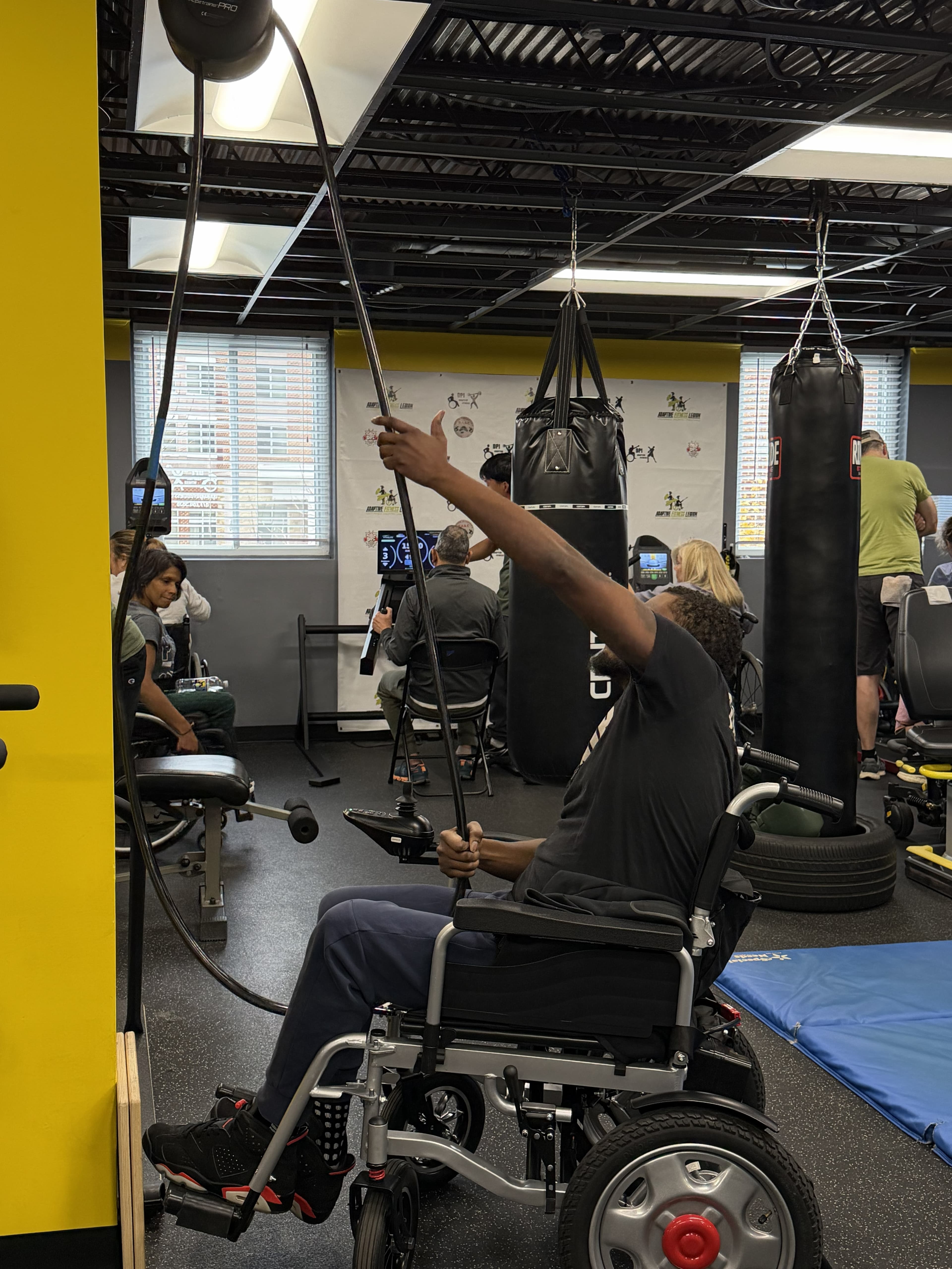 Open Gym participants and trainers